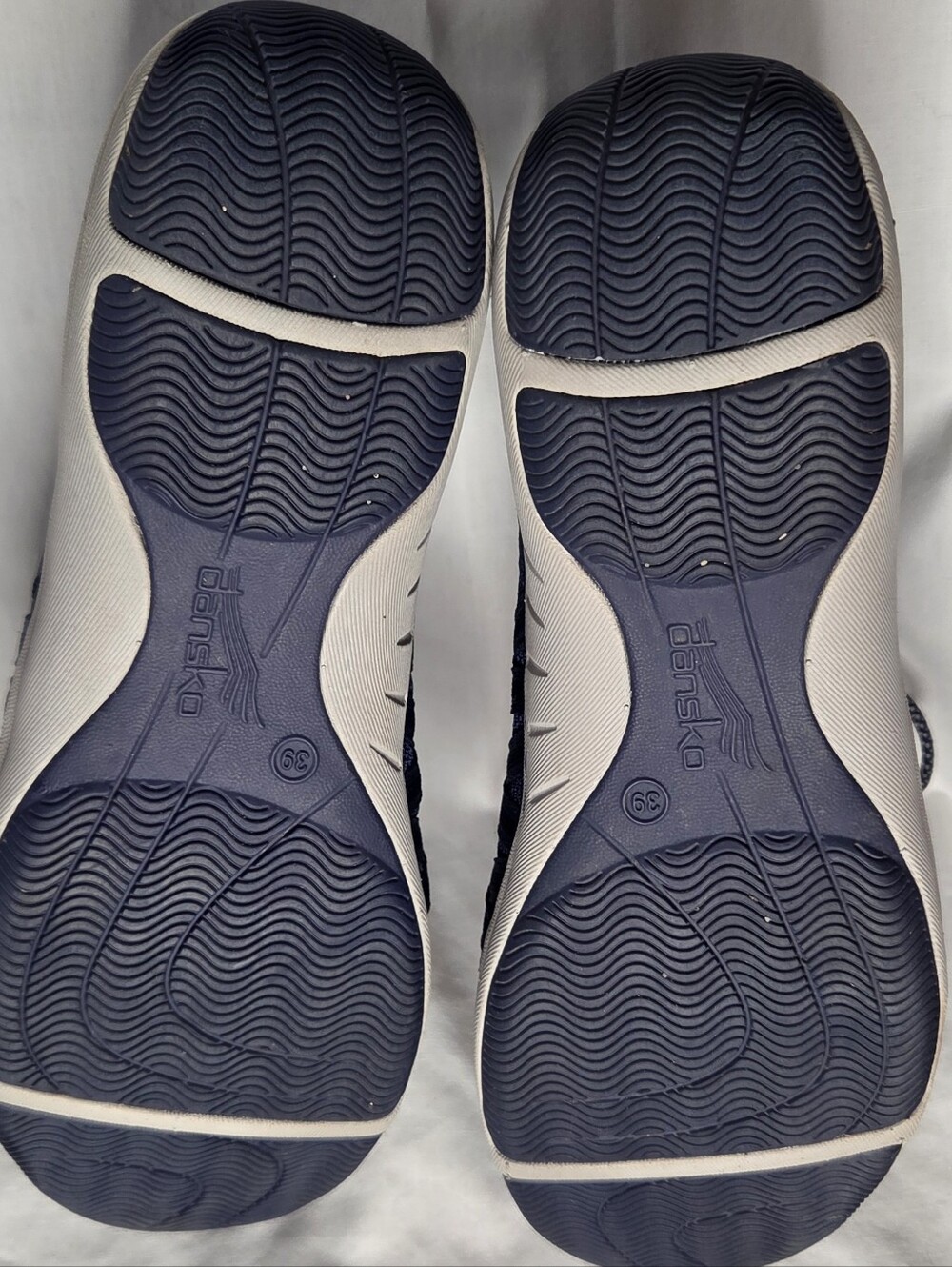 Womens Dansko Suede Blue Honor Bungee Lace Lightweight Athletic Shoes Sz 8.5 - Picture 8 of 13